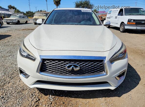 JN1EV7AP7JM592098 2018 INFINITI Q50 Белый Вид задних сидений