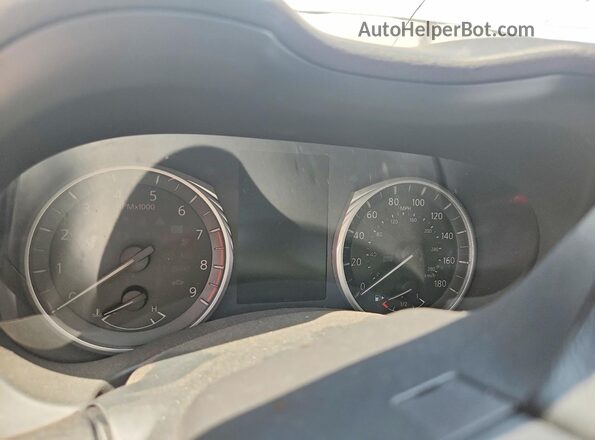 JN1EV7AP7KM511702 2019 INFINITI Q50 White Instrument cluster view