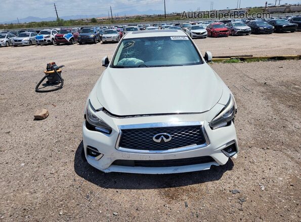 JN1EV7AP7KM511702 2019 INFINITI Q50 White Front view