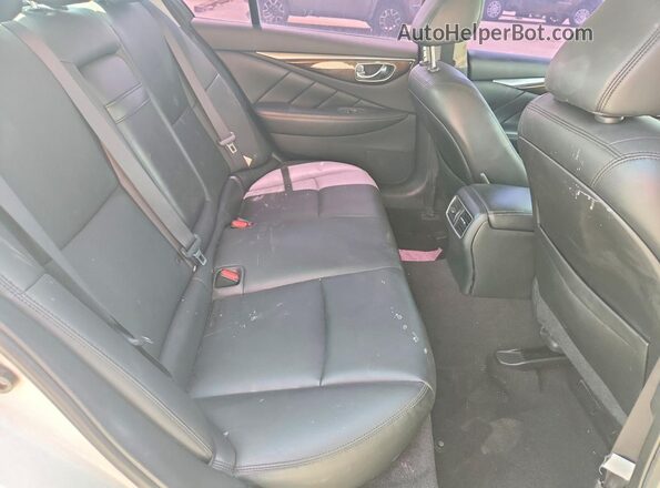 JN1EV7AP7KM511702 2019 INFINITI Q50 White Rear seats view
