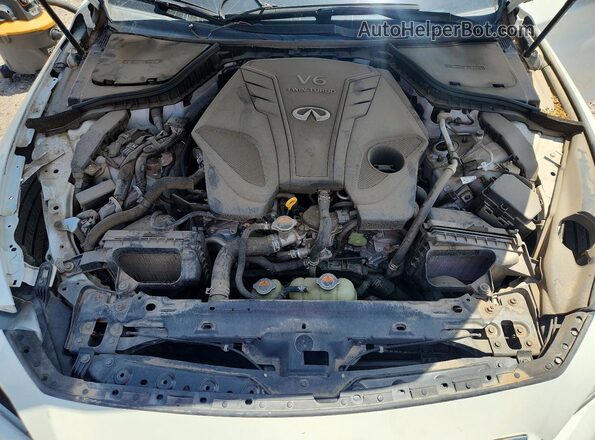 JN1EV7AP7KM511702 2019 INFINITI Q50 White Rear interior view