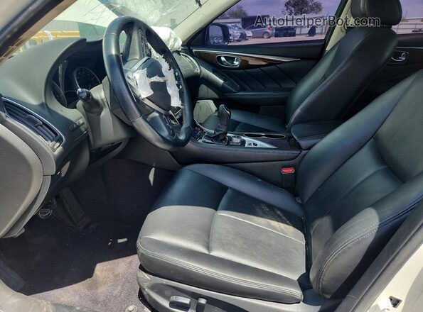 JN1EV7AP7KM511702 2019 INFINITI Q50 White Front interior view