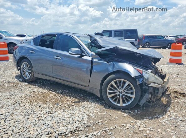 JN1EV7AP7KM514356 2019 INFINITI Q50 Gray Առջևի աջ