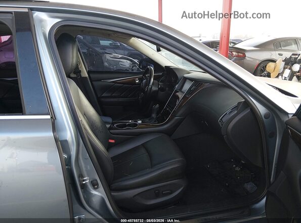 JN1EV7AP7KM516978 2019 INFINITI Q50 Gray Вид салону спереду