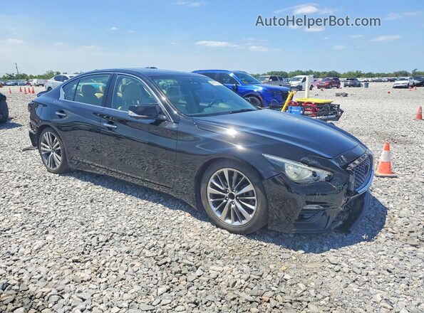 JN1EV7AP7KM541489 2019 INFINITI Q50 Black Przód prawy