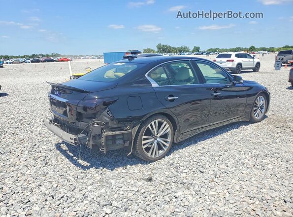 JN1EV7AP7KM541489 2019 INFINITI Q50 Black Tył prawy