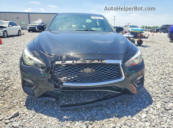 JN1EV7AP7KM541489 2019 INFINITI Q50 Black Widok z przodu