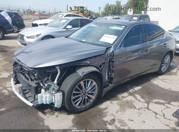 JN1EV7AP7LM203107 2020 INFINITI Q50 Gray Front left