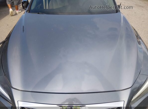 JN1EV7AP8GM302766 2016 INFINITI Q50 Gray Rear view