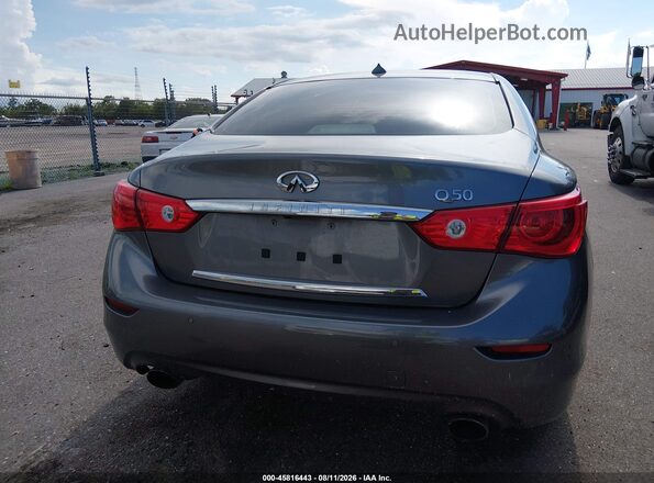 JN1EV7AP8GM302766 2016 INFINITI Q50 Gray 