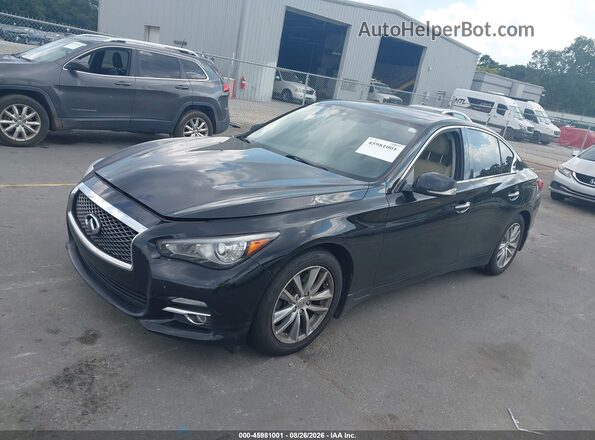 JN1EV7AP8HM732816 2017 INFINITI Q50 Black Передня ліва чверть