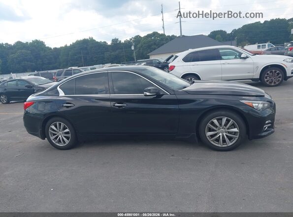 JN1EV7AP8HM732816 2017 INFINITI Q50 Black Вид задньої частини салону