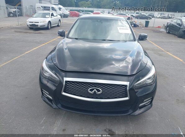 JN1EV7AP8HM732816 2017 INFINITI Q50 Black Вид щитка приладів