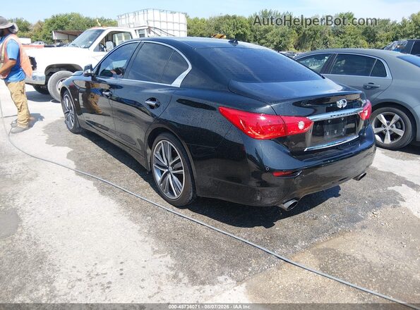 JN1EV7AP8HM736476 2017 INFINITI Q50 Black Հետևի ձախ
