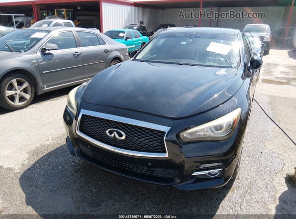 JN1EV7AP8HM736476 2017 INFINITI Q50 Black Դիմացի տեսք