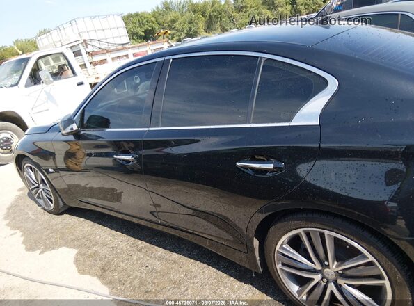 JN1EV7AP8HM736476 2017 INFINITI Q50 Black Սալոնի 360 աստիճան տեսք