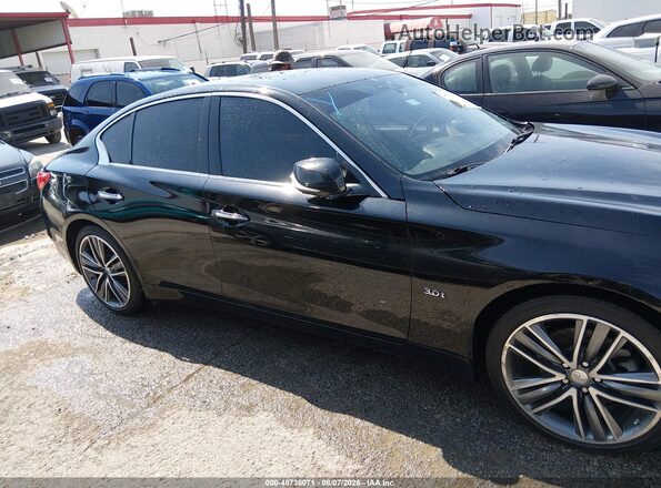 JN1EV7AP8HM736476 2017 INFINITI Q50 Black Սալոնի հետևի տեսք