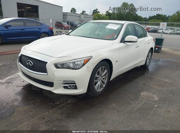 JN1EV7AP8HM738485 2017 INFINITI Q50 Белый Передняя левая четверть