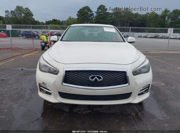 JN1EV7AP8HM738485 2017 INFINITI Q50 Белый Вид щитка приборов