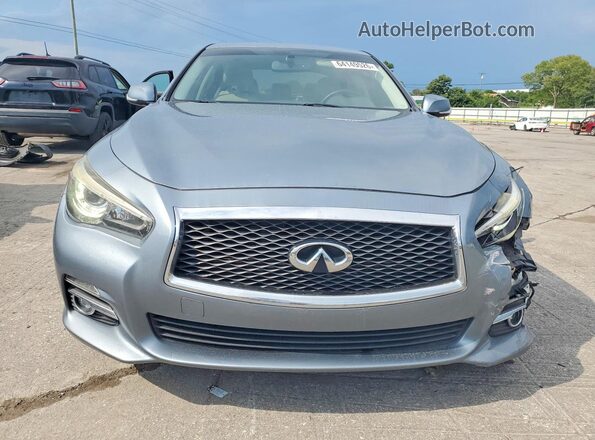 JN1EV7AP8HM740401 2017 INFINITI Q50 Blue Widok z przodu