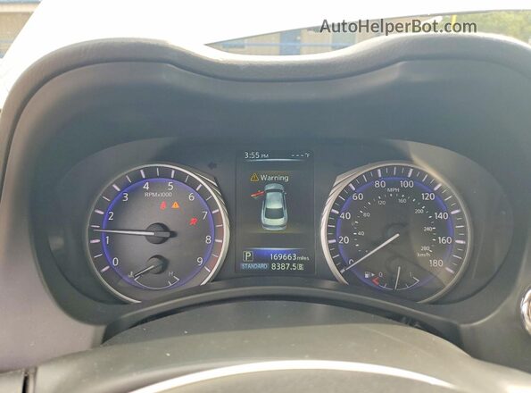 JN1EV7AP8HM740401 2017 INFINITI Q50 Blue Widok zestawu wskaźników
