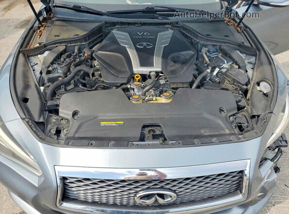 JN1EV7AP8HM740401 2017 INFINITI Q50 Blue Widok wnętrza z tyłu