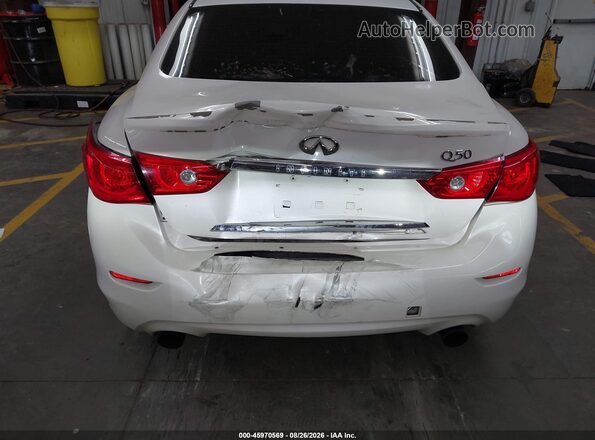 JN1EV7AP8HM742553 2017 INFINITI Q50 White Widok z przodu