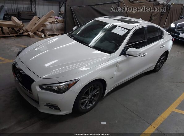 JN1EV7AP8HM742553 2017 INFINITI Q50 White Przód lewy
