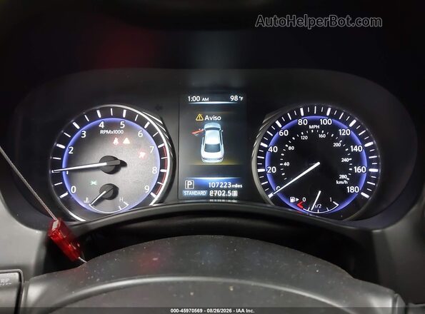 JN1EV7AP8HM742553 2017 INFINITI Q50 White Widok tylnych siedzeń