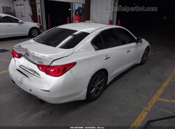 JN1EV7AP8HM742553 2017 INFINITI Q50 White Tył prawy