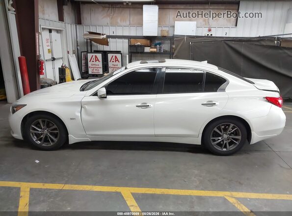 JN1EV7AP8HM742553 2017 INFINITI Q50 White Widok wnętrza 360 stopni