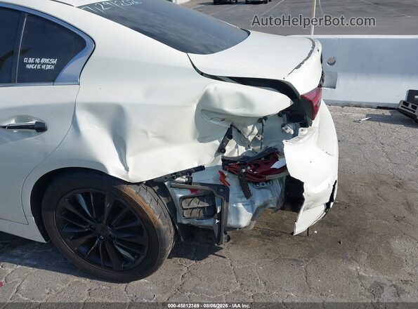 JN1EV7AP8JM352154 2018 INFINITI Q50 White Вид спереду