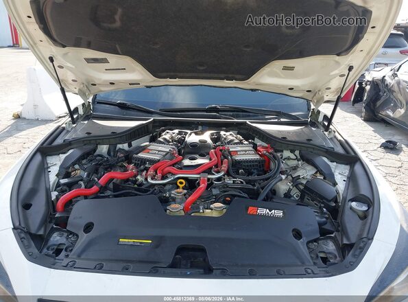 JN1EV7AP8JM352154 2018 INFINITI Q50 White Вид ззаду