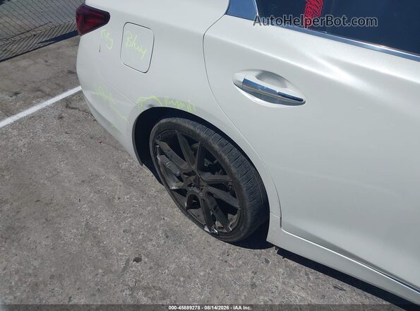 JN1EV7AP8JM352381 2018 INFINITI Q50 White წინა ხედი