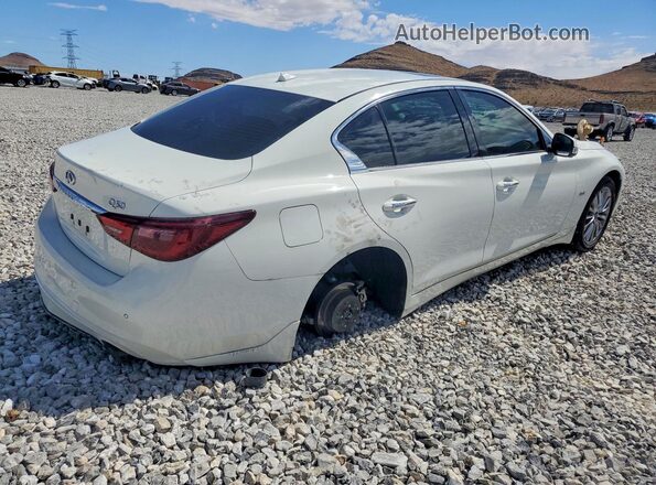 JN1EV7AP8JM590649 2018 INFINITI Q50 White უკანა მარჯვენა