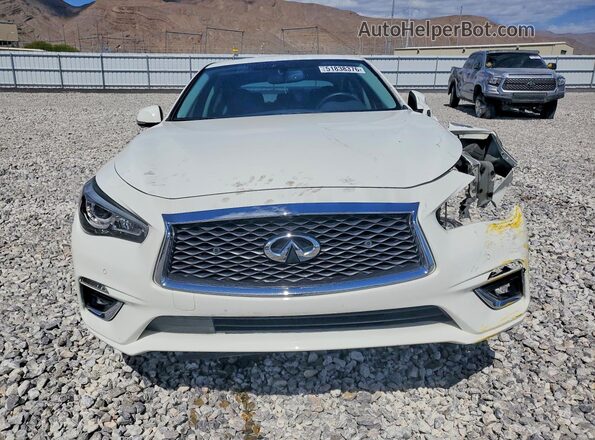 JN1EV7AP8JM590649 2018 INFINITI Q50 White წინა ხედი