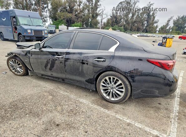 JN1EV7AP8JM591946 2018 INFINITI Q50 Black Tył lewy