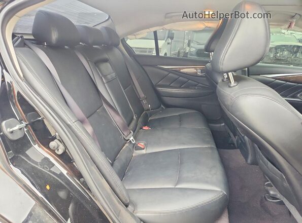 JN1EV7AP8JM591946 2018 INFINITI Q50 Black Widok tylnych siedzeń