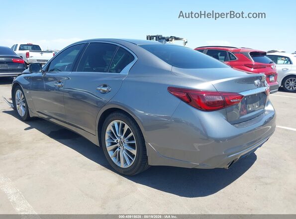 JN1EV7AP8KM542005 2019 INFINITI Q50 Gray Задня ліва чверть