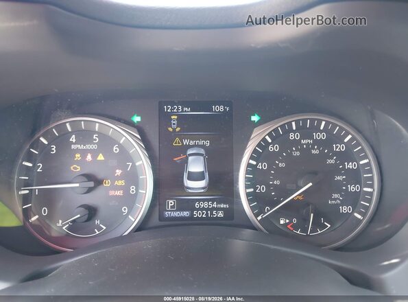 JN1EV7AP8KM542005 2019 INFINITI Q50 Gray Вид задніх сидінь