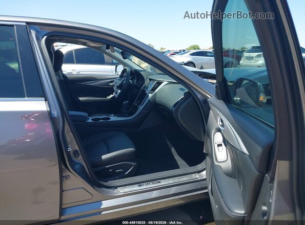 JN1EV7AP8KM542005 2019 INFINITI Q50 Gray Вид салону спереду