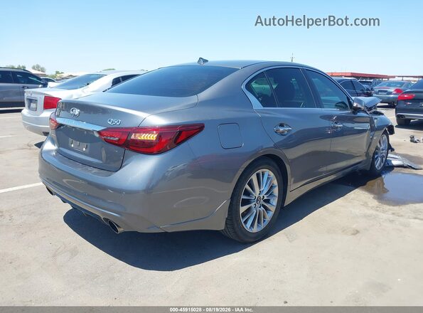 JN1EV7AP8KM542005 2019 INFINITI Q50 Gray Задня права чверть
