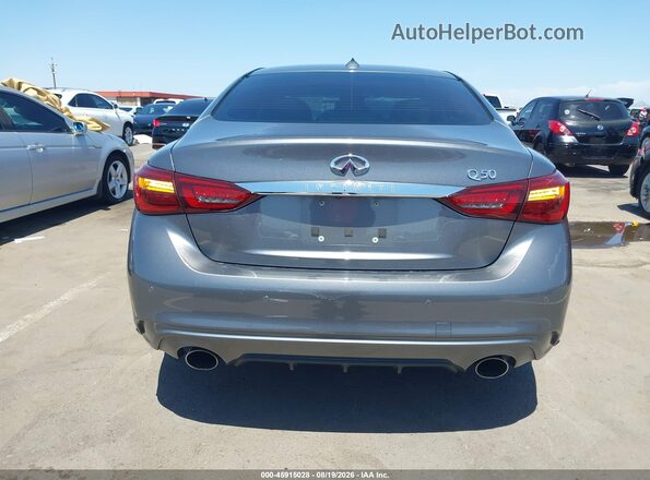 JN1EV7AP8KM542005 2019 INFINITI Q50 Gray 