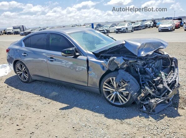 JN1EV7AP8LM202810 2020 INFINITI Q50 Gray Передня права чверть