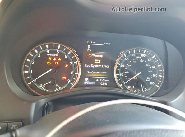 JN1EV7AP8LM202810 2020 INFINITI Q50 Gray Вид щитка приладів
