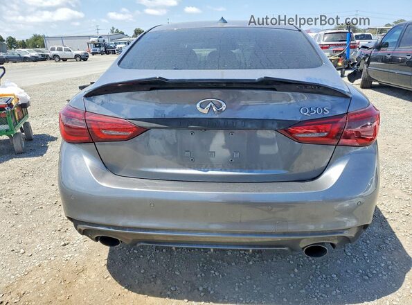 JN1EV7AP8LM202810 2020 INFINITI Q50 Gray Вид ззаду