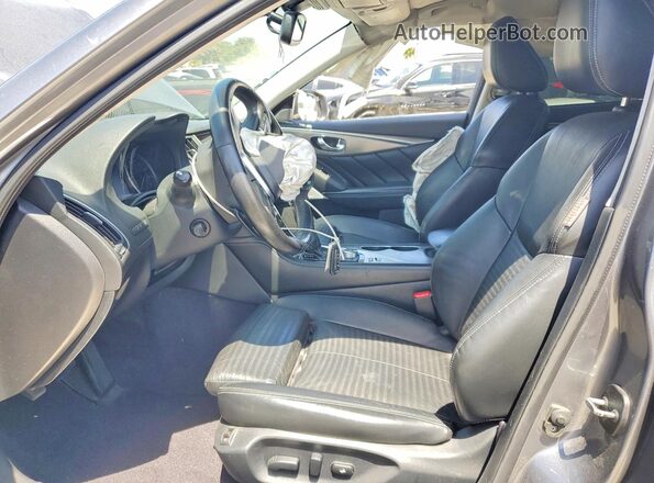 JN1EV7AP8LM202810 2020 INFINITI Q50 Gray Вид салону спереду