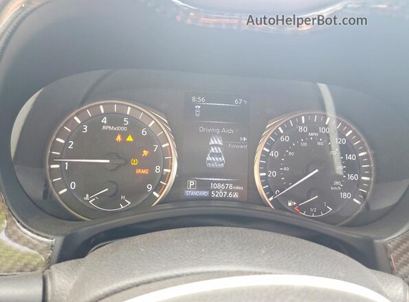 JN1EV7AP8LM207022 2020 INFINITI Q50 Серый Вид щитка приборов