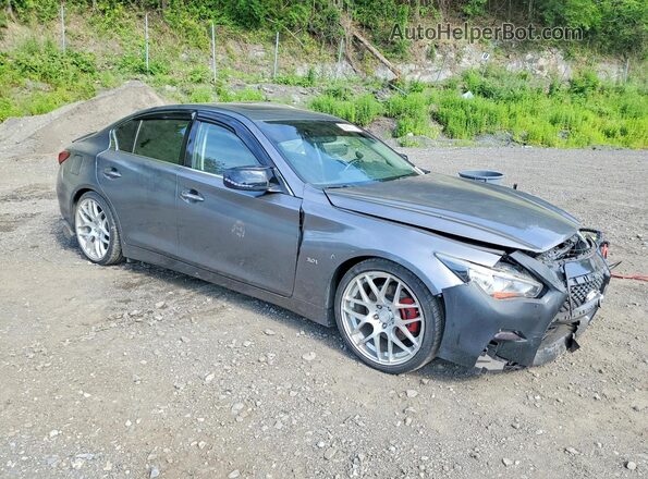 JN1EV7AP8LM207022 2020 INFINITI Q50 Серый Передняя правая четверть