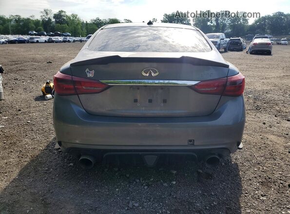 JN1EV7AP8LM207022 2020 INFINITI Q50 Серый Вид сзади